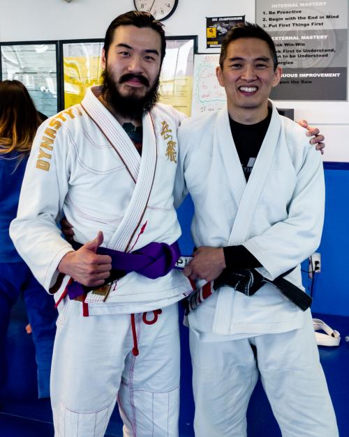 Purple belt · February 8, 2020 · Promoted by Steve Lin