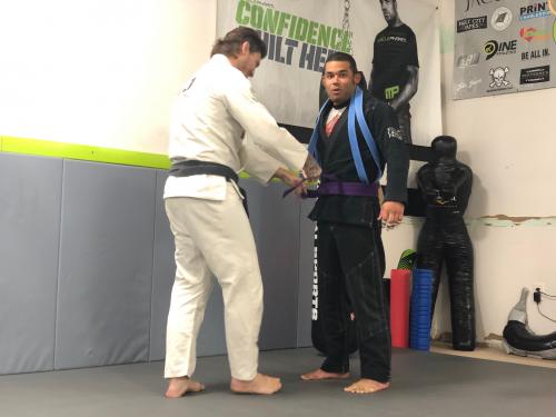 Purple belt · December 20, 2019 · Promoted by Jacob Mcclintock