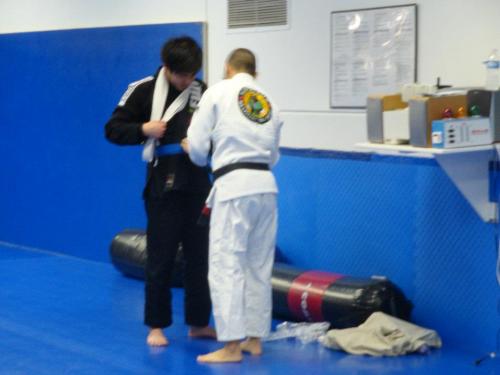 Blue belt · December 13, 2011 · Promoted by Steve Lin