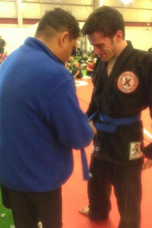 Blue belt · October 20, 2012 · Promoted by Carlos Diaz