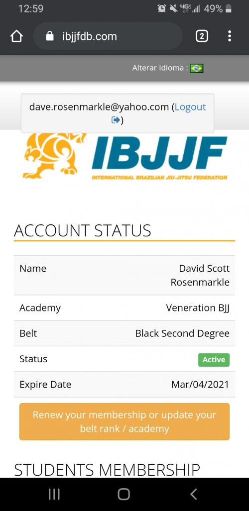 Black belt 2nd degree · June 15, 2015 · Promoted by Brian Davis