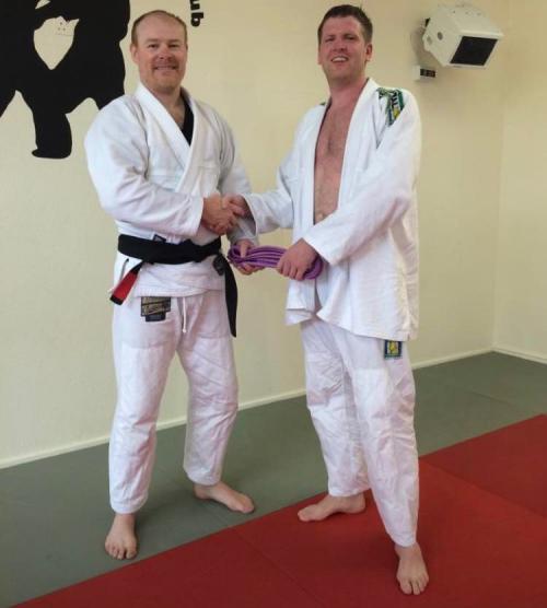 Purple belt · September 13, 2014 · Promoted by Colin Robinson