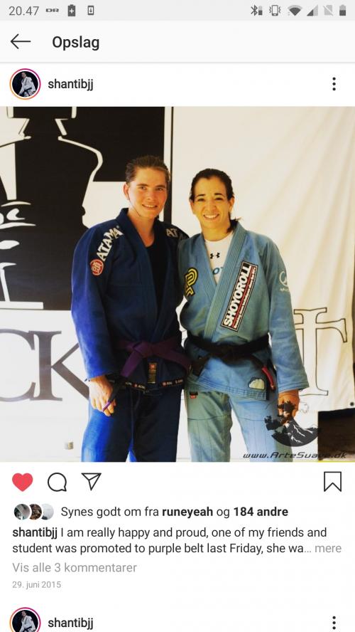 Purple belt · June 26, 2015 · Promoted by Shimon Mochizuki