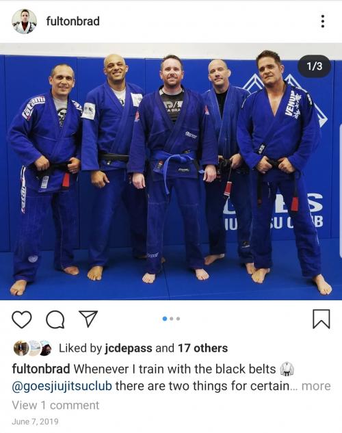 Blue belt · February 9, 2019 · Promoted by Allan Goes
