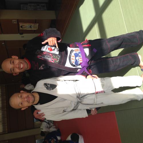 Purple belt · November 1, 2014 · Promoted by Fujita Yoshihiro