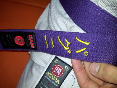 Purple belt · November 23, 2011 · Promoted by Satoshi Koutani