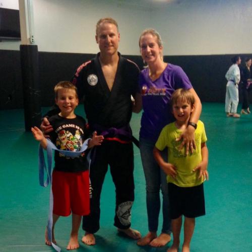 Purple belt · September 8, 2016 · Promoted by Mark Stefanac