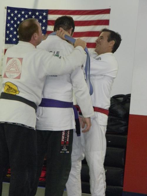 Purple belt · November 4, 2011 · Promoted by Professor Tony Rinaldi and Master Pedro Sauer