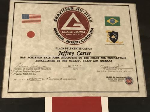 Black belt · June 9, 2012 · Promoted by Rubao Carioca