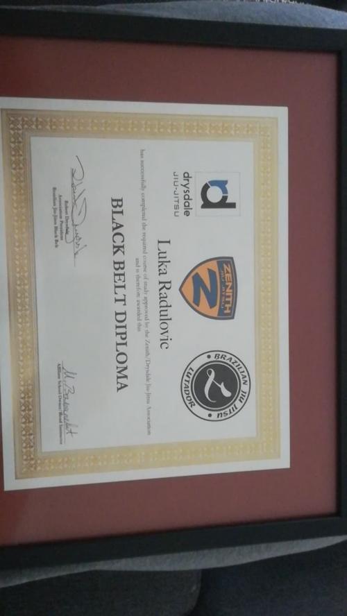 Black belt · August 10, 2016 · Promoted by Robert Drysdale