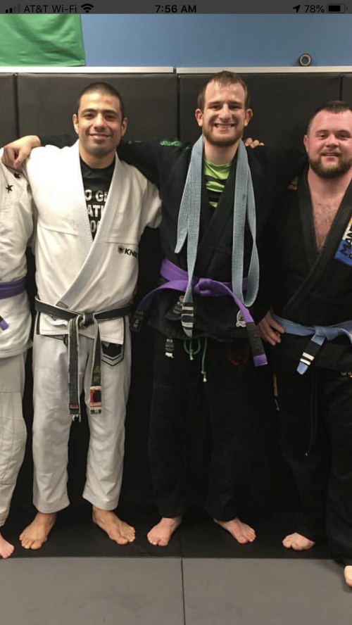 Purple belt · November 23, 2016 · Promoted by Ioannis Hronakis