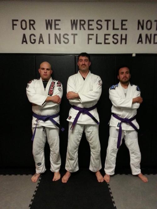 Purple belt · October 13, 2013 · Promoted by Mark Stefanac
