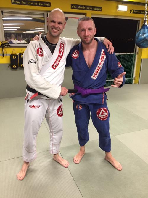 Purple belt · September 27, 2017 · Promoted by Bart Albers