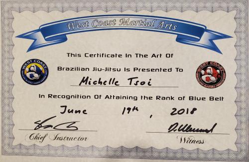 Blue belt · June 19, 2018 · Promoted by Shawn Albrecht