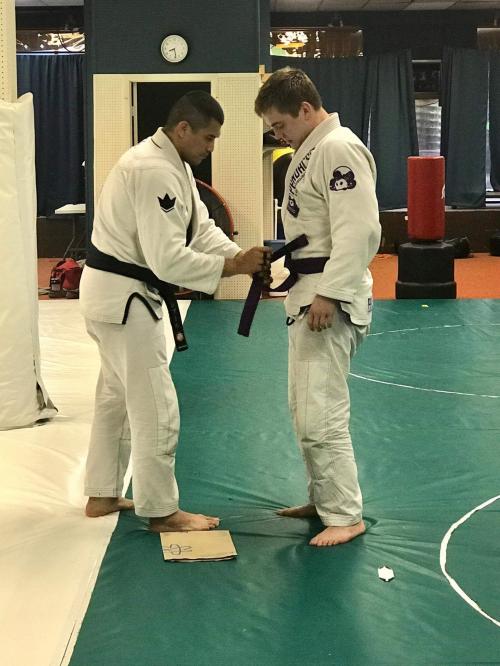 Purple belt · July 14, 2017 · Promoted by Cristiano Ribeiro