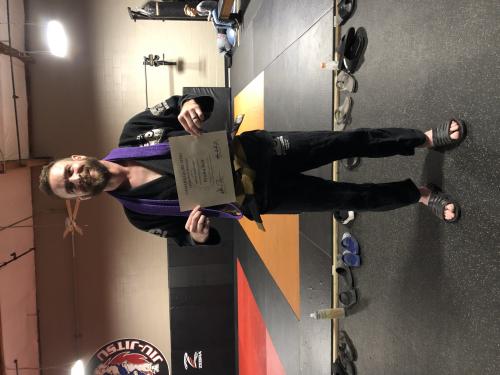 Brown belt · December 11, 2019 · Promoted by Marc De La Cruz