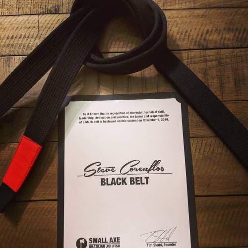 Black belt · November 9, 2019 · Promoted by Tim Sledd