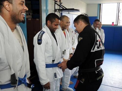 Blue belt · April 19, 2015 · Promoted by Kris Kim