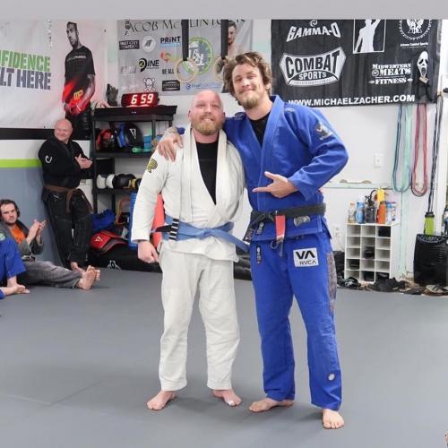 Blue belt · February 26, 2019 · Promoted by Jacob McClintock