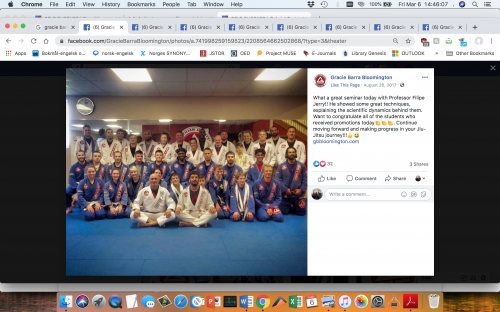 Purple belt · August 26, 2017 · Promoted by Professor Filipe Jerry
