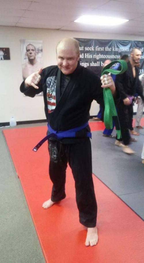 Blue belt · September 1, 2017 · Promoted by Eddie Saenz