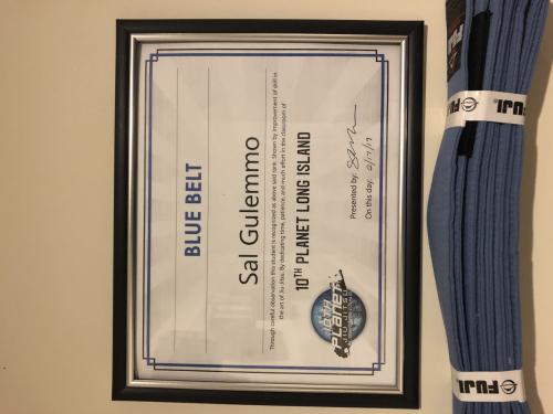 Blue belt · February 17, 2019 · Promoted by Steve Kasten