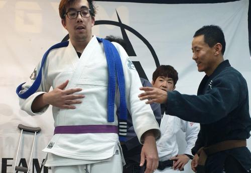 Purple belt · December 15, 2018 · Promoted by 박강철, 임환휘, Yukinori Sasa