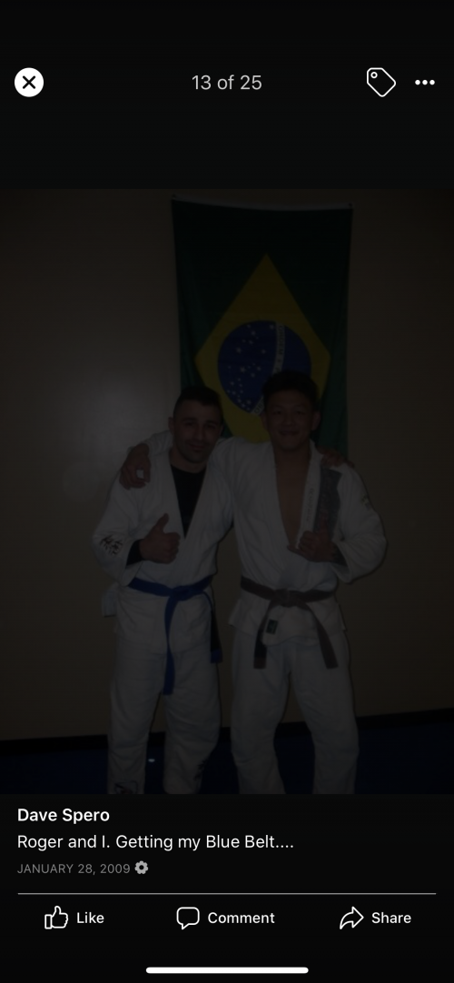 Blue belt · January 28, 2009 · Promoted by Roger Woo