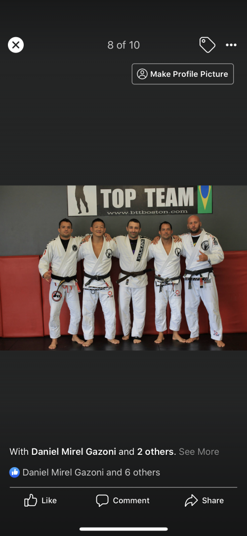 Brown belt · June 20, 2014 · Promoted by Daniel Gazoni