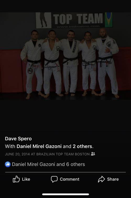 Brown belt · June 20, 2014 · Promoted by Daniel Gazoni