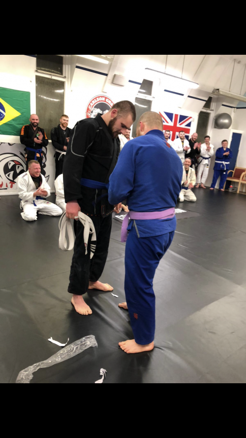 Blue belt · March 4, 2020 · Promoted by Wilson Junior