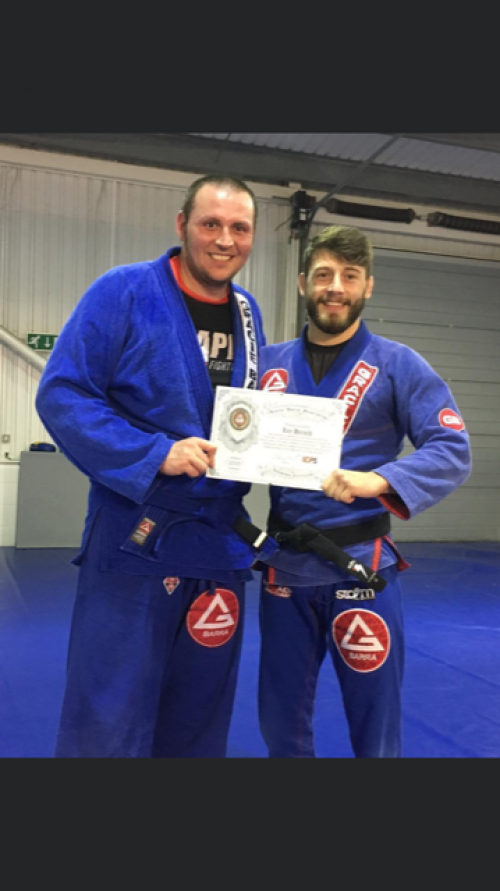 Blue belt · May 14, 2016 · Promoted by Victor Estima