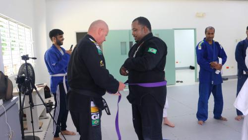 Purple belt · January 25, 2020 · Promoted by Dave Mark