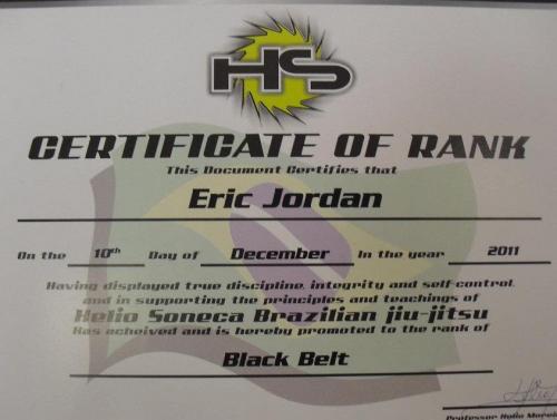 Black belt · December 10, 2011 · Promoted by Helio Soneca