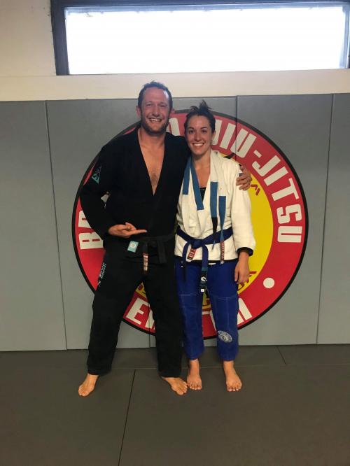 Blue belt · September 28, 2018 · Promoted by Amal Easton