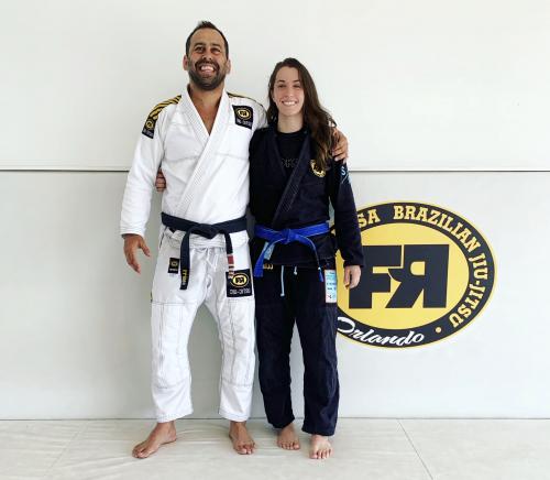 Blue belt · September 28, 2018 · Promoted by Amal Easton