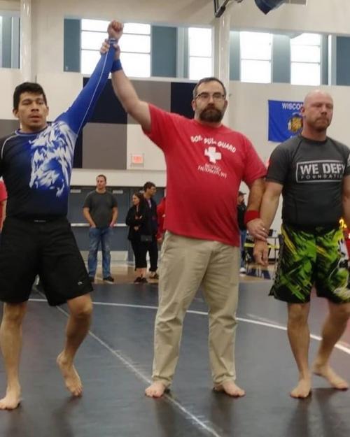 Fourth time reffing at the St. Croix Grappling Games.