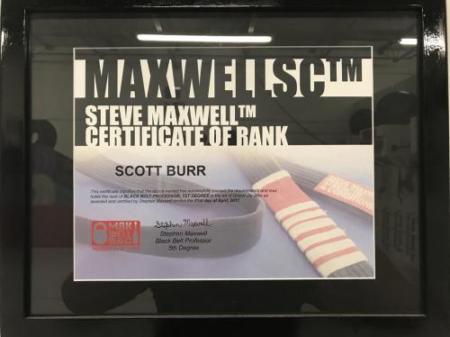 Black belt 1st degree · April 23, 2017 · Promoted by Steve Maxwell