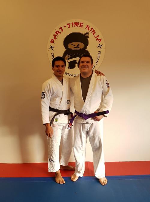 Purple belt · July 26, 2018 · Promoted by Paul Kiat