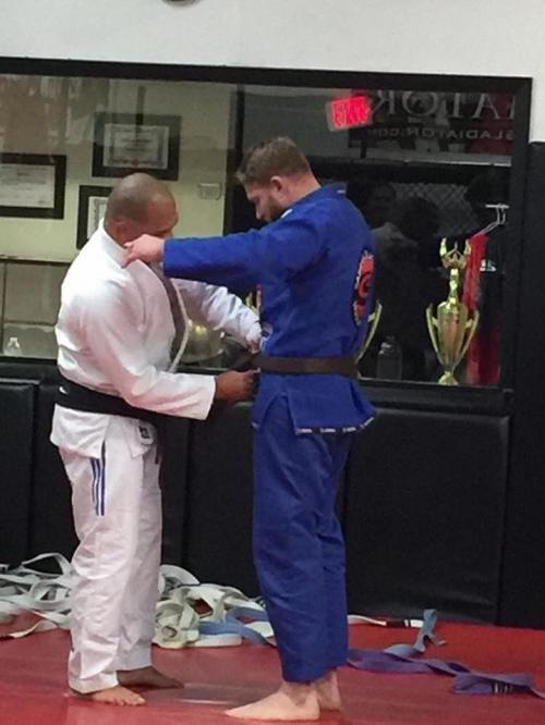 Brown belt · October 27, 2017 · Promoted by Gabriel Gladiator