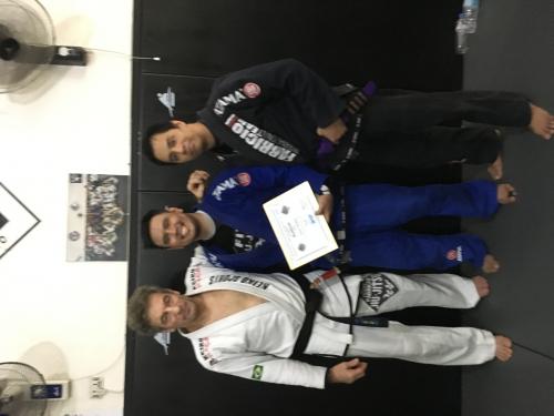 Blue belt · December 15, 2016 · Promoted by Stephen Kamphuis