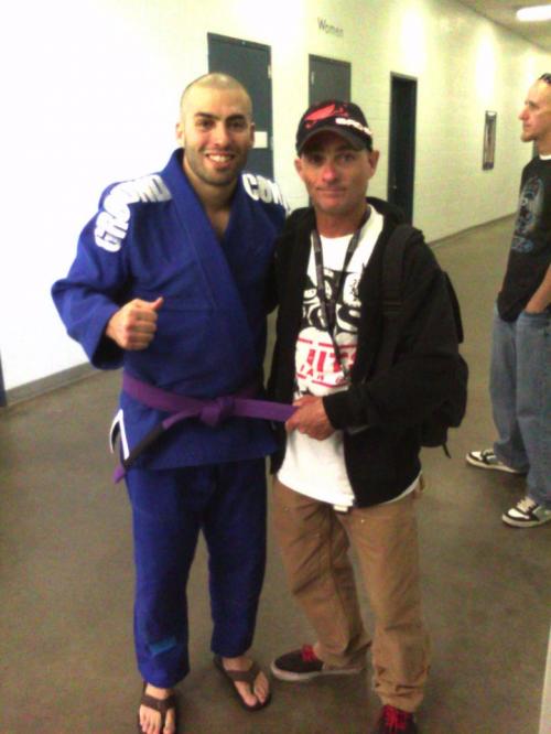 Purple belt · April 3, 2012 · Promoted by Fabio Santos