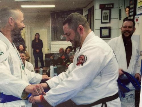 Blue belt · January 26, 2020 · Promoted by Bill Jones