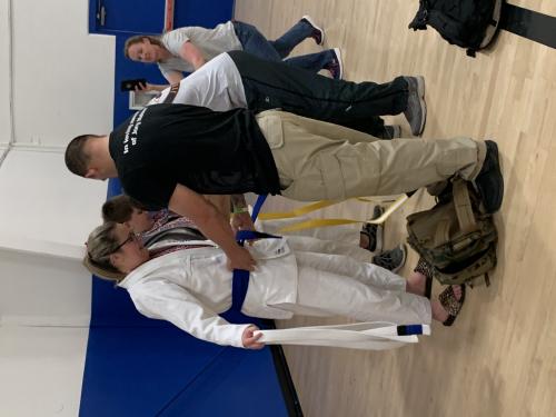 Blue belt · September 17, 2021 · Promoted by Coy Clements