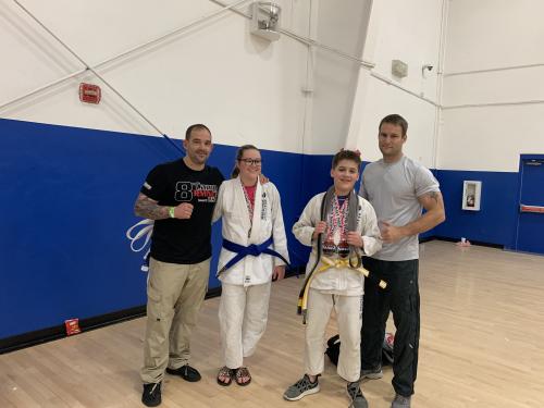 Blue belt · September 17, 2021 · Promoted by Coy Clements