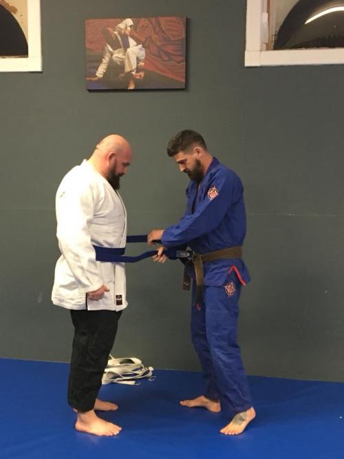Blue belt · February 6, 2018 · Promoted by Daniel Hart