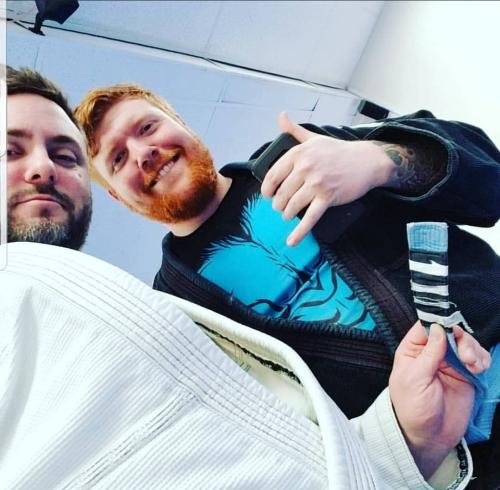 Blue belt · April 17, 2019 · Promoted by Bill Jones