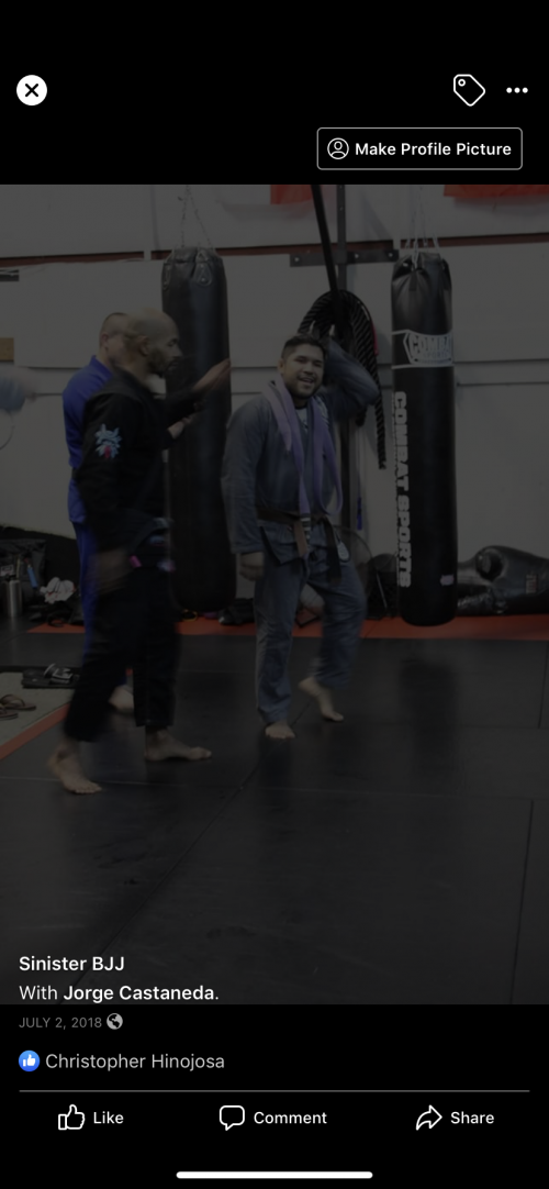 Brown belt · July 12, 2018 · Promoted by Jean Dalua