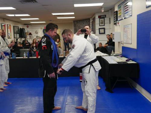 Purple belt · August 16, 2021 · Promoted by Bill Jones