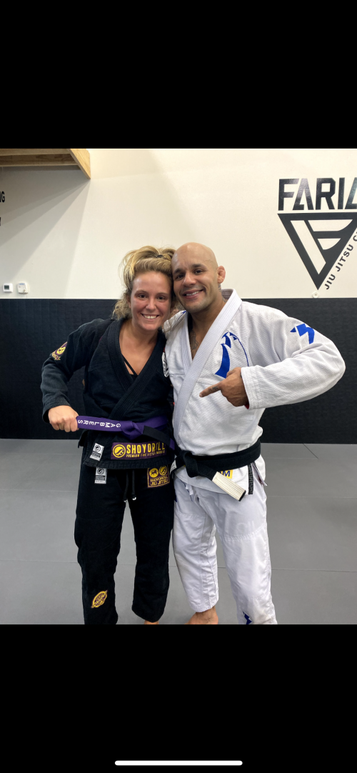 Purple belt · October 8, 2019 · Promoted by Jarrod Anderson